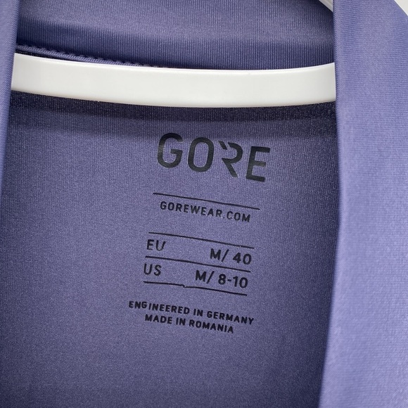 Gore Curve Jersey purple pockets in back full zip bicyclist - Picture 4 of 10